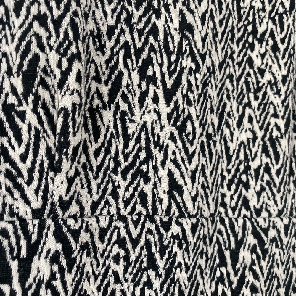 calvin klein black + ivory knit dress - Picture 7 of 8